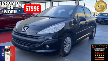 PEUGEOT  207 1.4  5PORTES 1ER MAIN TOIT PANORAMIQUE, CLIM AUTO, REGULATEUR