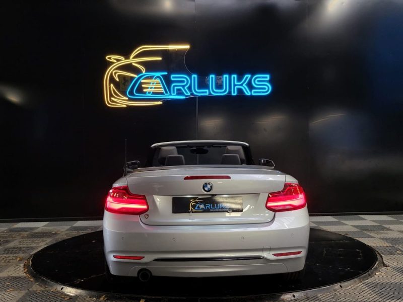 BMW SERIE 2 218i Cabriolet F23 136ch M Sport / CUIR COMPLET + SIEGES CHAUFFANTS + CAMERA DE RECUL /