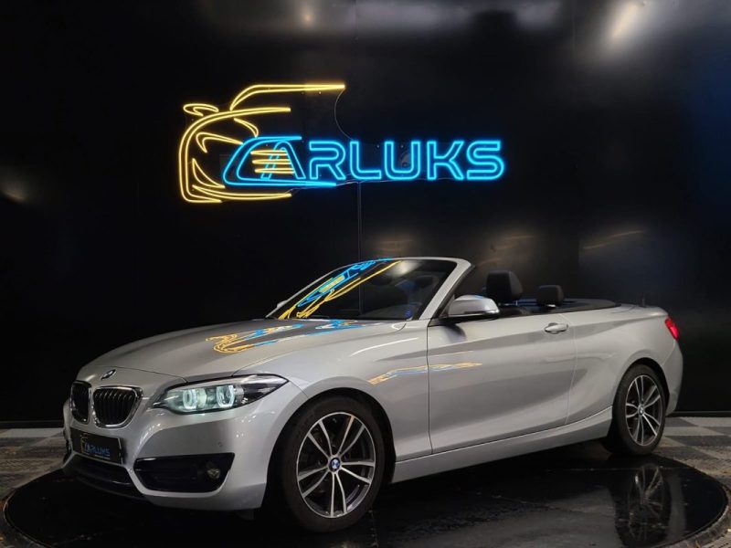 BMW SERIE 2 218i Cabriolet F23 136ch M Sport / CUIR COMPLET + SIEGES CHAUFFANTS + CAMERA DE RECUL /