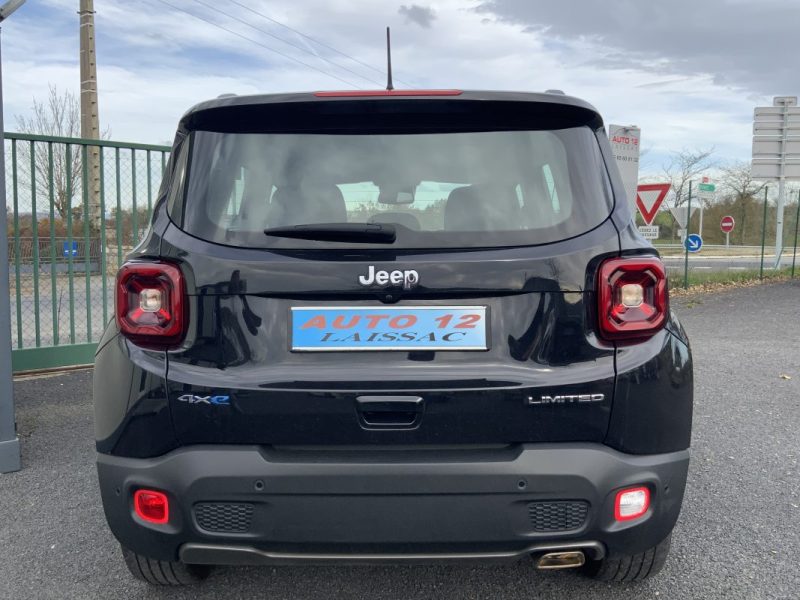 JEEP RENEGADE SUV 1.3 GSE 4XE 190 CV LIMITED HYBRID *Caméra de recul