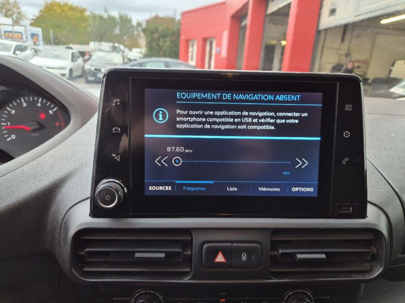 PEUGEOT PARTNER STANDARD 650KG BLUEHDI 100CH S&S BVM5 PREMIUM 2020