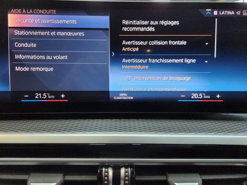 BMW SERIE 3 PHASE 2 (G21) TOURING 320D 190 M SPOPT BVA8/ TVA RECUPERABLE