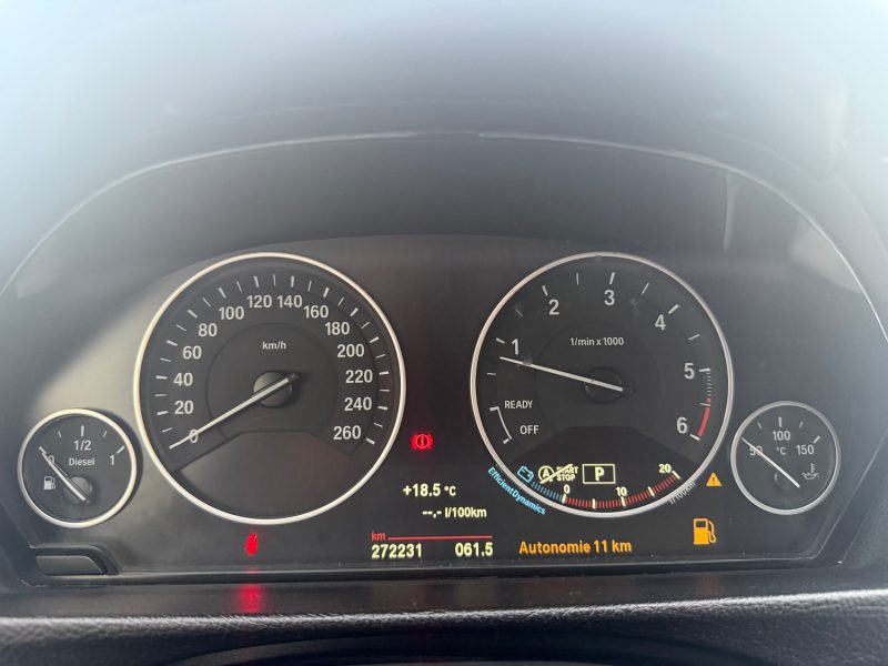 BMW 318D F30 SERIE 3 2.0D - 16V TURBO 150CV BOITE AUTOMATIQUE 2015