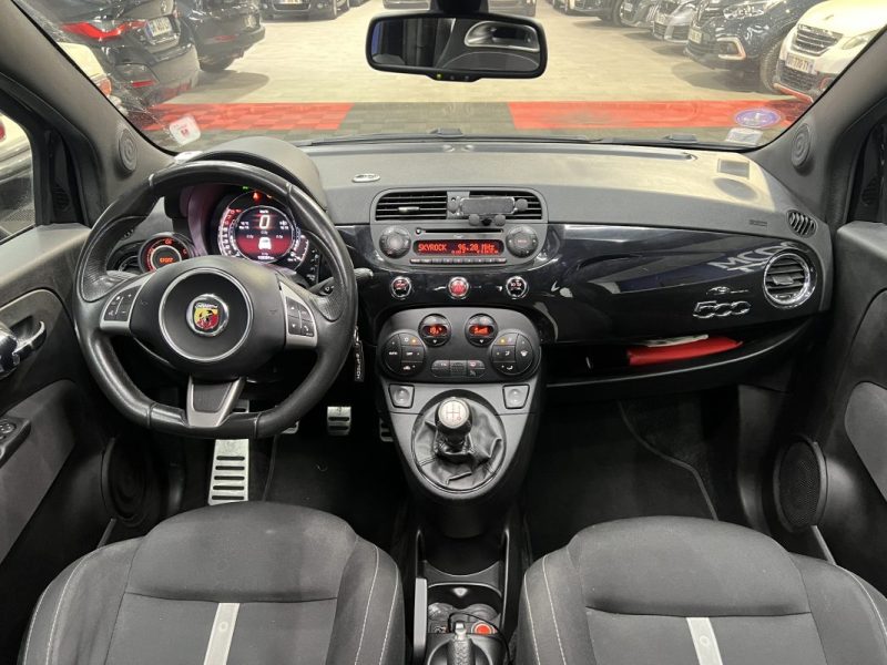 Fiat 500 Abarth 595 - 1.4 T-JET 140ch - Toit ouvrant/Baquet tissus/Jantes turismo