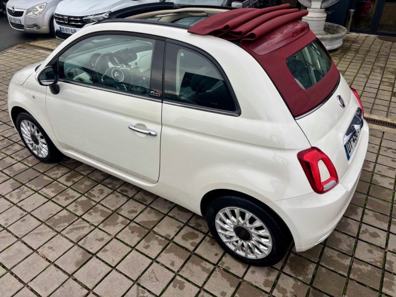 FIAT 500CABRIO 1.2 8V 69CH S DUALOGIC LORGNE 2015
