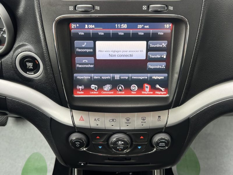 FIAT FREEMONT 2.0 MULTIJET 170 Cv 4x2 CUIR GPS CAMERA 7 PLACES SON ALPINE 88 500 Km - GARANTIE 1 AN