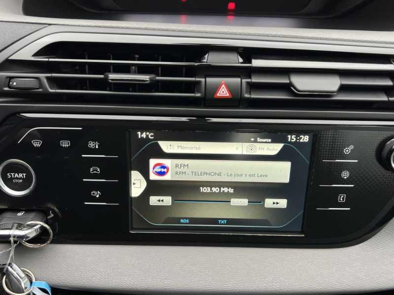 CITROEN C4 PICASSO II 1.6 E HDI 115 Cv 1ERE MAIN / ECRAN TACTILE BVM6 CRIT AIR 2 - GARANTIE 1 AN