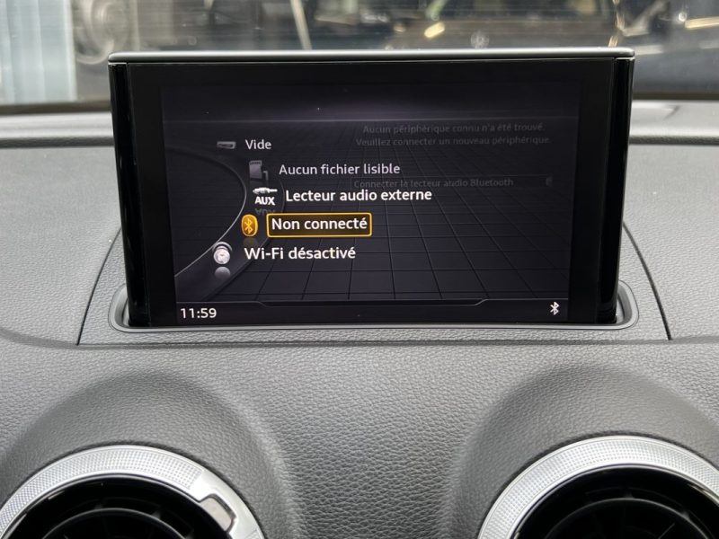 AUDI A3 III PHASE 2 SPORTBACK 1.0 TFSI 115 Cv 1ERE MAIN / GPS CRIT AIR 2 5 PORTES - GARANTIE 1 AN