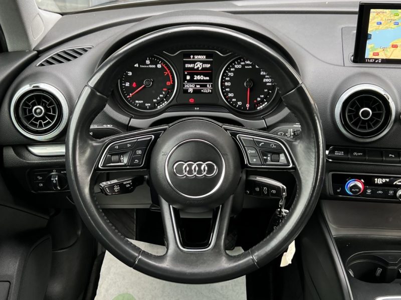 AUDI A3 III PHASE 2 SPORTBACK 1.0 TFSI 115 Cv 1ERE MAIN / GPS CRIT AIR 2 5 PORTES - GARANTIE 1 AN