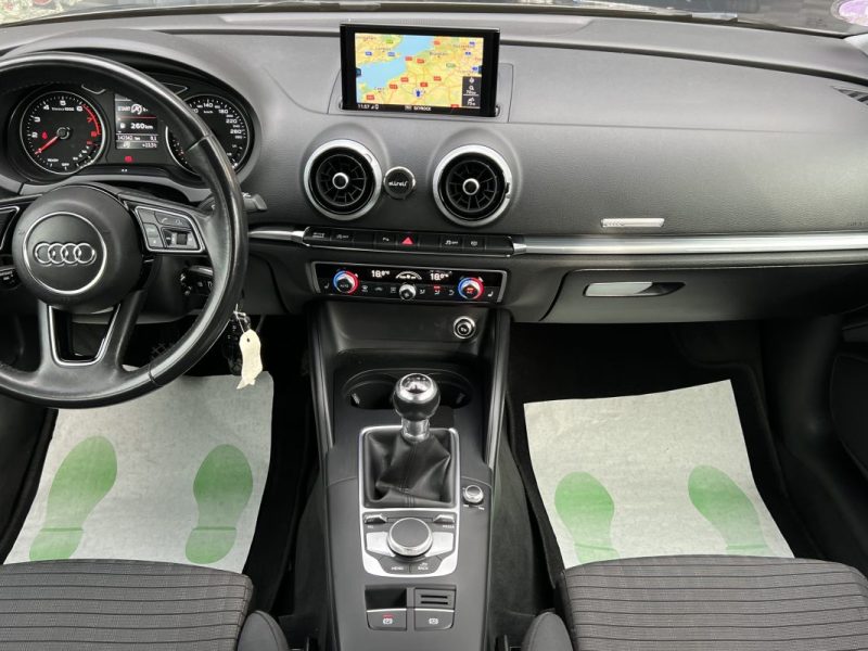 AUDI A3 III PHASE 2 SPORTBACK 1.0 TFSI 115 Cv 1ERE MAIN / GPS CRIT AIR 2 5 PORTES - GARANTIE 1 AN