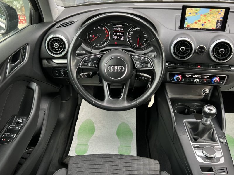 AUDI A3 III PHASE 2 SPORTBACK 1.0 TFSI 115 Cv 1ERE MAIN / GPS CRIT AIR 2 5 PORTES - GARANTIE 1 AN