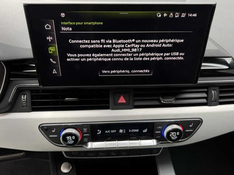 AUDI A4 V (2) AVANT / BREAK COMPETITION S-LINE 40 TDI 2.0 204 Cv HYBRID S TRONIC 7 - GARANTIE 1 AN