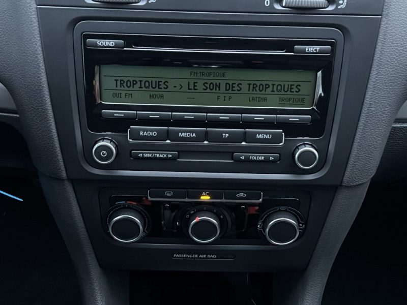 VOLKSWAGEN GOLF 6 VI 1.6 TDI 105 Cv 5 PORTES 76 900 Kms / CRIT AIR 2 - GARANTIE 1 AN