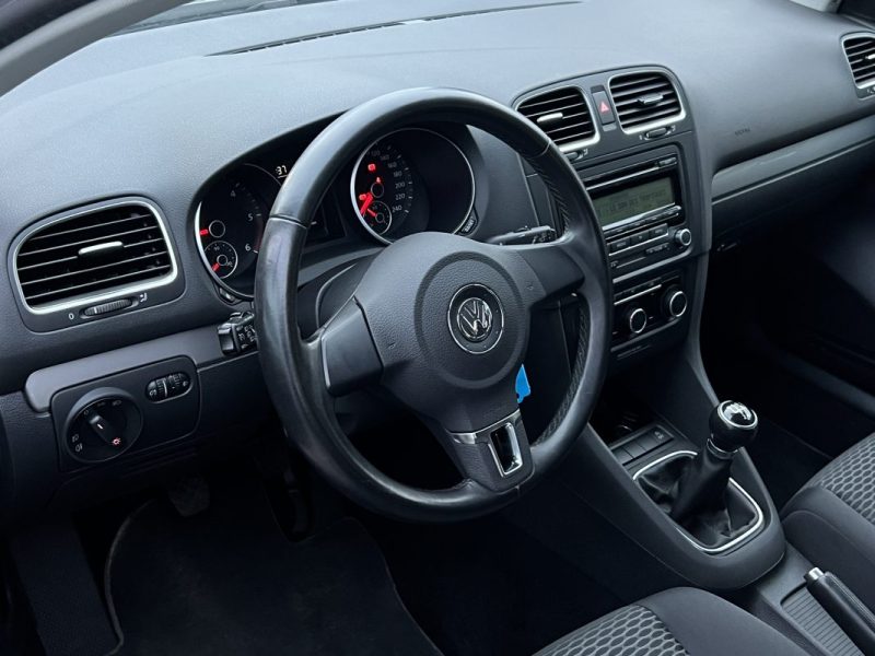 VOLKSWAGEN GOLF 6 VI 1.6 TDI 105 Cv 5 PORTES 76 900 Kms / CRIT AIR 2 - GARANTIE 1 AN