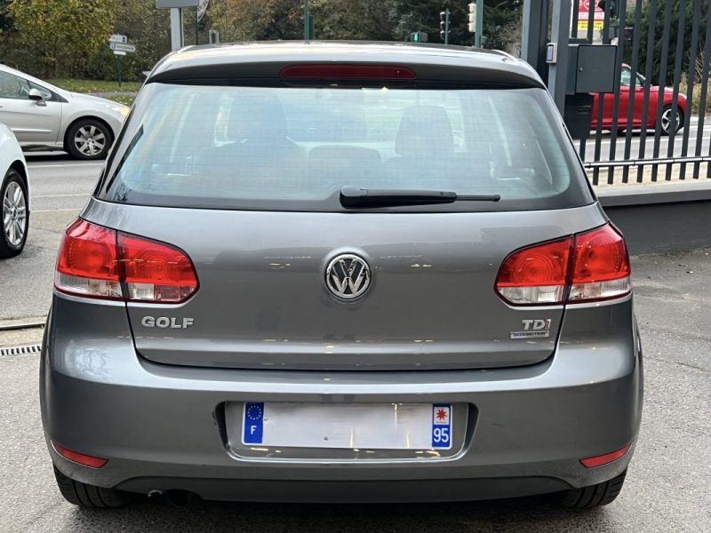 VOLKSWAGEN GOLF 6 VI 1.6 TDI 105 Cv 5 PORTES 76 900 Kms / CRIT AIR 2 - GARANTIE 1 AN
