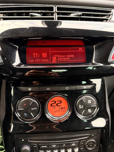 CITROEN DS3 1.6 E-HDI 92 CV AIRDREAM SO CHIC -  DISTRIBUTION OK -  GARANTIE 12 MOIS