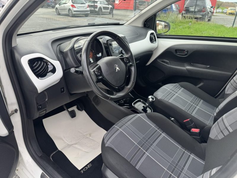 PEUGEOT 108 1.0 VTI STYLE BVA 5P MOTEUR TOYOTA