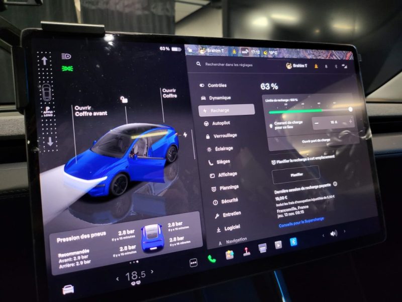 TESLA MODEL Y JUNIPER LONG RANGE PROPULSION 347CH TOIT PANORAMIQUE / SIEGES CHAUFFANTS