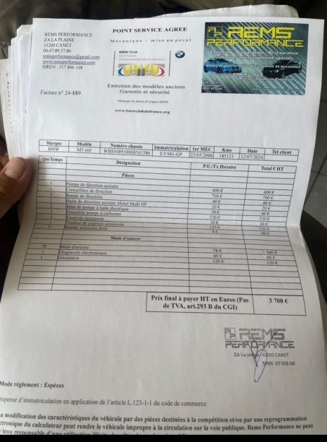 MAGNIFIQUE BMW 5 M5 E60 5.0 i V10 507CH RÉVISÉE ET GARANTIE