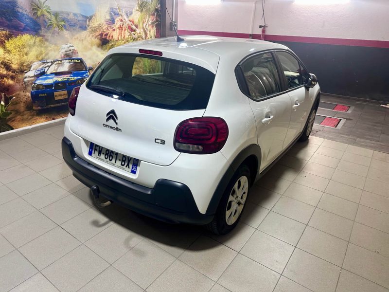 CITROEN C3 1.5 BLUEHDI 100CH 12/2020 PRIX HT 4991 EUROS