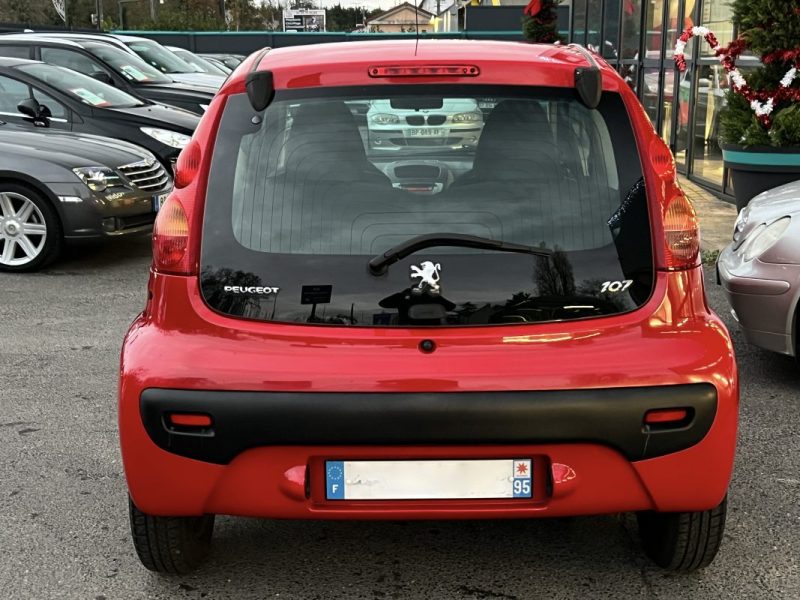 PEUGEOT 107 1.0 68 Cv MOTEUR A CHAINE / CLIMATISATION BLUETOOTH 46 500 Kms - GARANTIE 1 AN