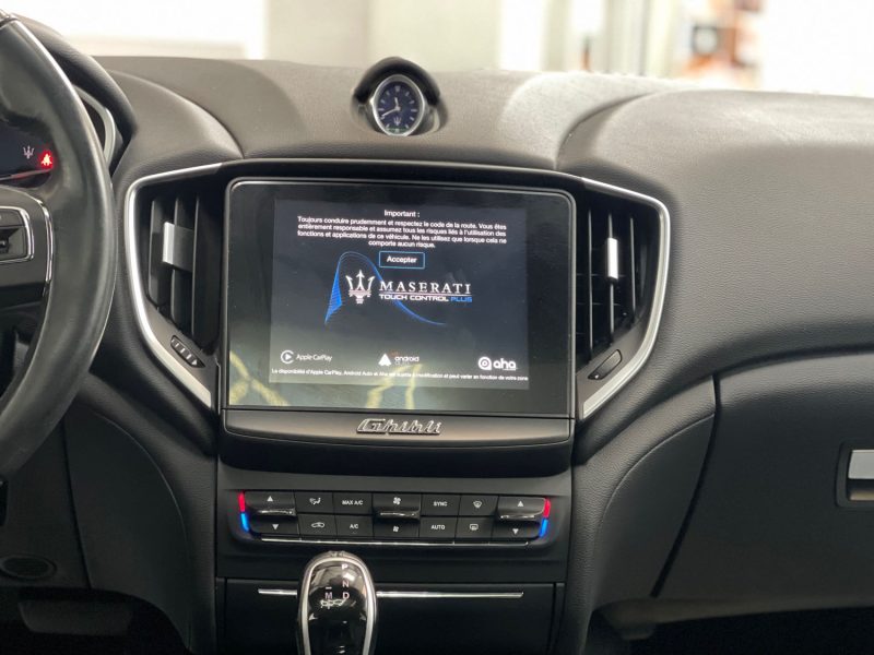 MASERATI GHIBLI III GARANTIE 12 MOIS 3.0 V6 DIESEL 275ch FULL, HISTORIQUE COMPLET, ORIGINE FRANCE