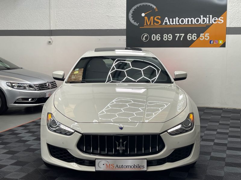 MASERATI GHIBLI III GARANTIE 24 MOIS 3.0 V6 DIESEL 275ch FULL, HISTORIQUE COMPLET, ORIGINE FRANCE