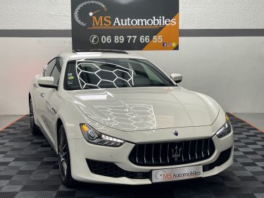 MASERATI GHIBLI III GARANTIE 12 MOIS 3.0 V6 DIESEL 275ch FULL, HISTORIQUE COMPLET, ORIGINE FRANCE