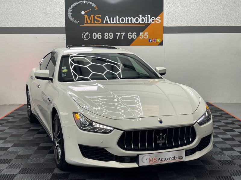 MASERATI GHIBLI III GARANTIE 12 MOIS 3.0 V6 DIESEL 275ch FULL, HISTORIQUE COMPLET, ORIGINE FRANCE