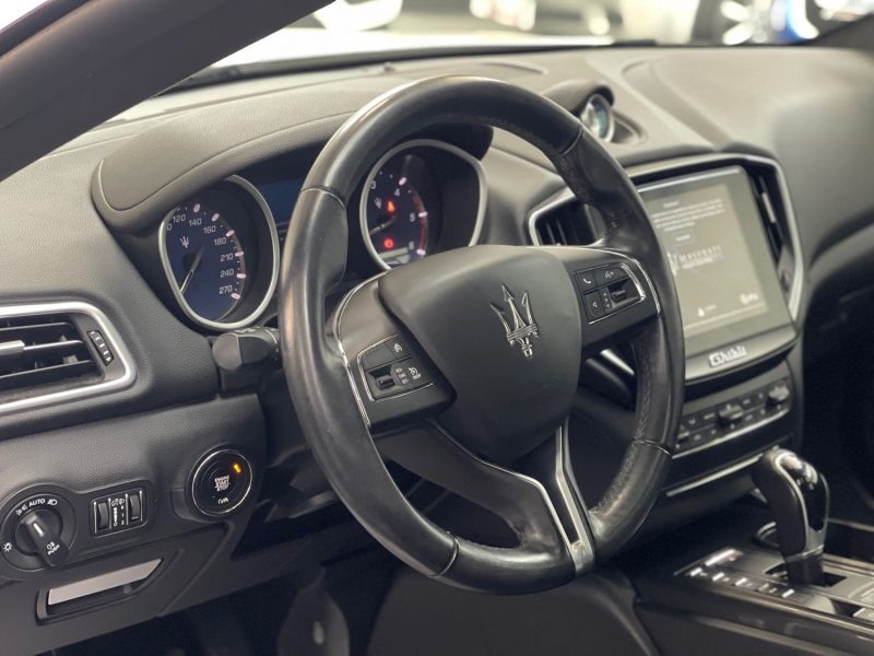 MASERATI GHIBLI III GARANTIE 12 MOIS 3.0 V6 DIESEL 275ch FULL, HISTORIQUE COMPLET, ORIGINE FRANCE