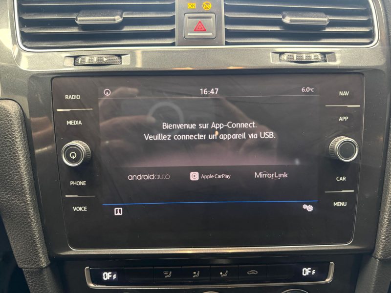 VOLKSWAGEN GOLF VII 2.0 TDI 150CH BLUEMOTION TECHNOLOGY CONFORTLINE 2017