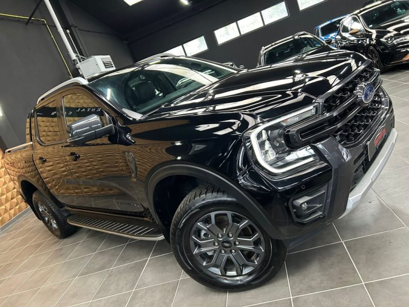 FORD RANGER DOUBLE CABINE 2.0 ECOBLUE 205 4X4 E-4WD WILDTRAK X BVA10*TVA RECUP.*PAS DE MAULS*B&O*