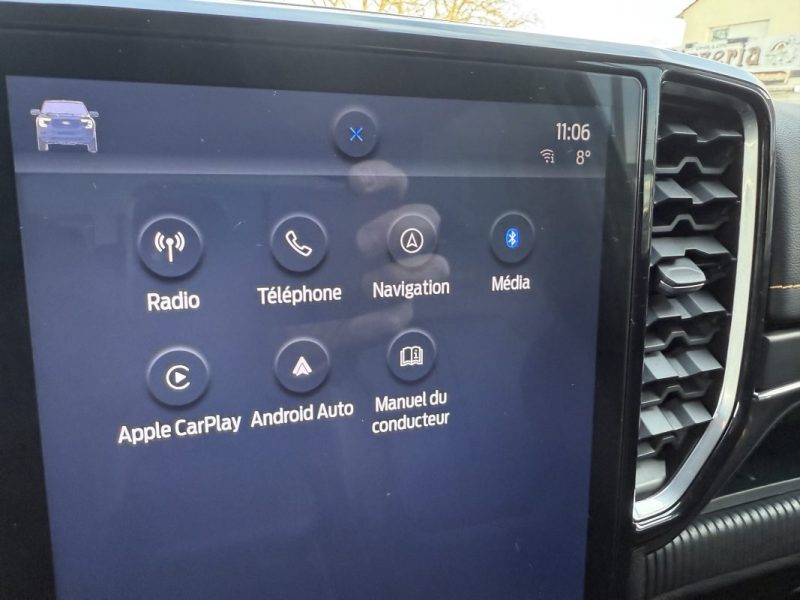 FORD RANGER DOUBLE CABINE 2.0 ECOBLUE 205 4X4 E-4WD WILDTRAK X BVA10*PAS DE MAULS*B&O*CAMERA360°*GPS