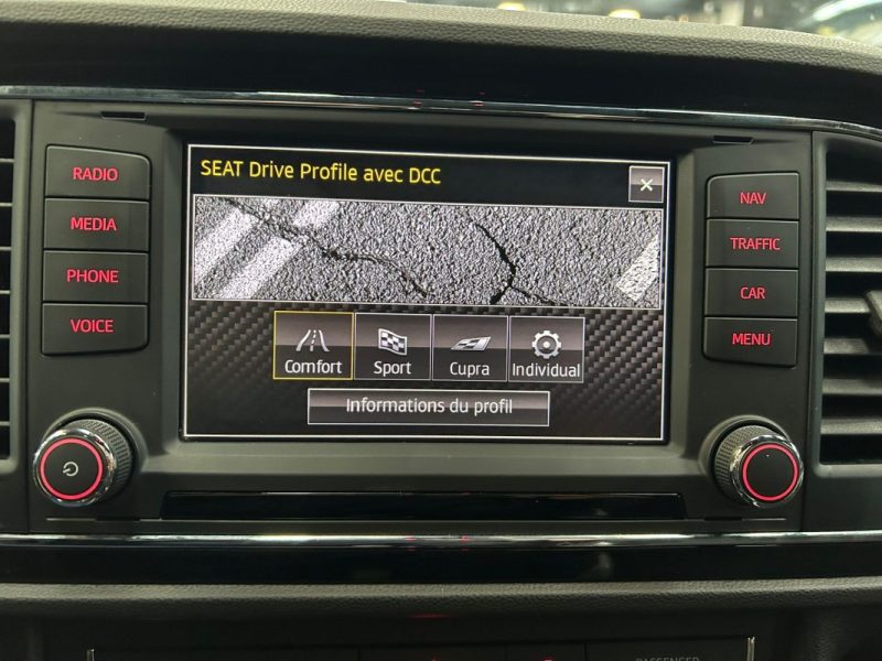 SEAT LEON 2.0 TSI 290 CUPRA EDITION ORANGE DSG*GPS*LED*CUIR* 2016