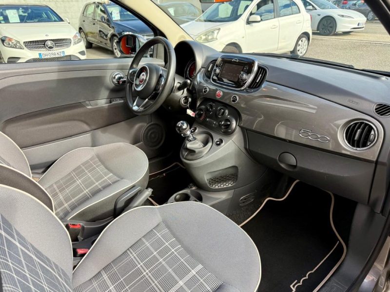 FIAT 500 1.2 8V 69CH LOUNGE TOIT OUVRANT