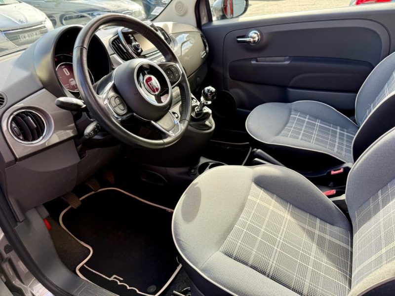 FIAT 500 1.2 8V 69CH LOUNGE TOIT OUVRANT
