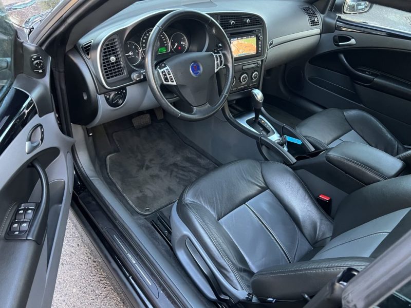 SAAB 9-3 II CABRIOLET 1.9 TID 150 Cv 1ERE MAIN 82 500 Kms REELS ORIGINE FRANCE GPS CUIR Garantie1an