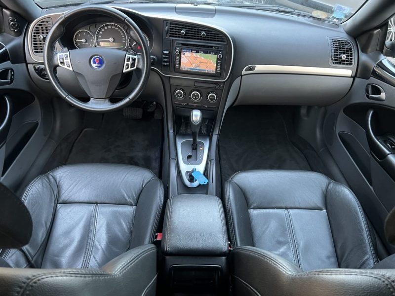 SAAB 9-3 II CABRIOLET VECTOR 1.9 TID 150 Cv 1ERE MAIN 82 500 Kms BOITE AUTO CUIR GPS - GARANTIE 1 AN