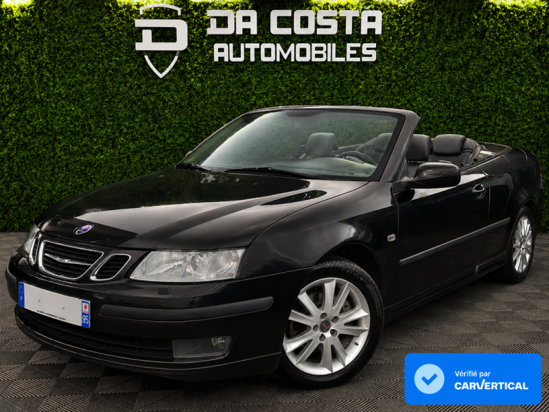 SAAB 9-3 II CABRIOLET 1.9 TID 150 Cv 1ERE MAIN 82 500 Kms REELS ORIGINE FRANCE GPS CUIR Garantie1an