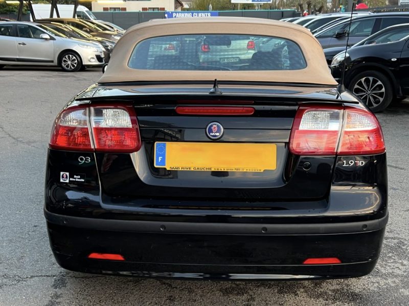 SAAB 9-3 II CABRIOLET VECTOR 1.9 TID 150 Cv 1ERE MAIN 82 500 Kms BOITE AUTO CUIR GPS - GARANTIE 1 AN