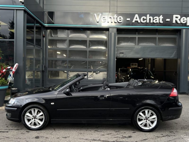 SAAB 9-3 II CABRIOLET 1.9 TID 150 Cv 1ERE MAIN 82 500 Kms REELS ORIGINE FRANCE GPS CUIR Garantie1an