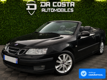 SAAB 9-3 II CABRIOLET 1.9 TID 150 Cv 1ERE MAIN 82 500 Kms REELS ORIGINE FRANCE GPS CUIR Garantie1an
