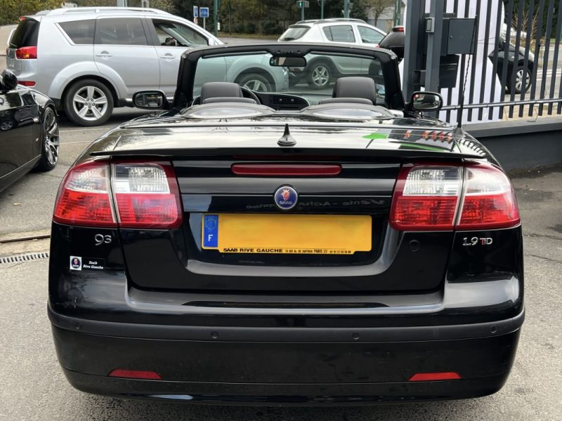SAAB 9-3 II CABRIOLET VECTOR 1.9 TID 150 Cv 1ERE MAIN 82 500 Kms BOITE AUTO CUIR GPS - GARANTIE 1 AN