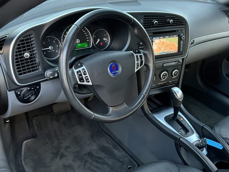 SAAB 9-3 II CABRIOLET VECTOR 1.9 TID 150 Cv 1ERE MAIN 82 500 Kms BOITE AUTO CUIR GPS - GARANTIE 1 AN