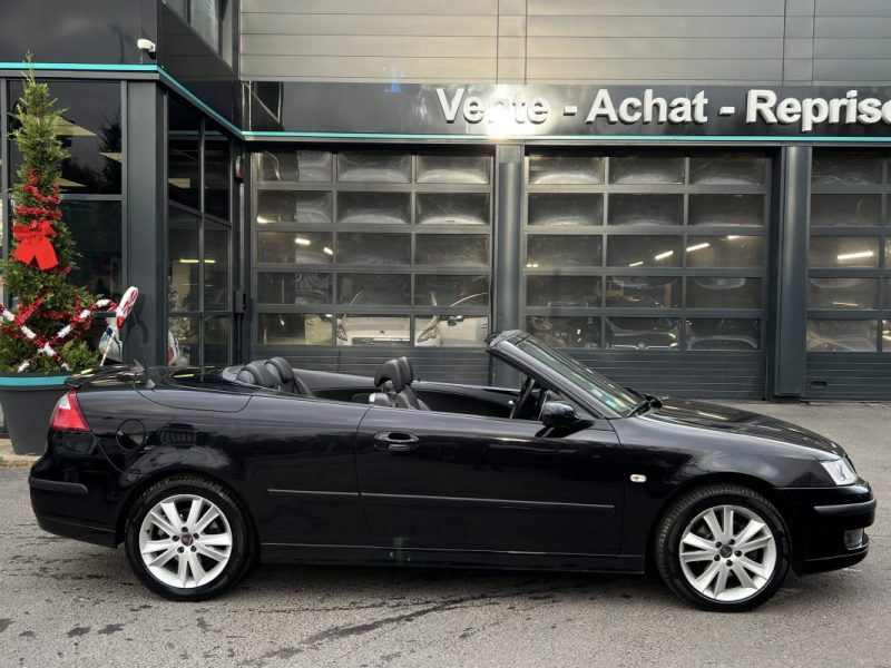 SAAB 9-3 II CABRIOLET VECTOR 1.9 TID 150 Cv 1ERE MAIN 82 500 Kms BOITE AUTO CUIR GPS - GARANTIE 1 AN