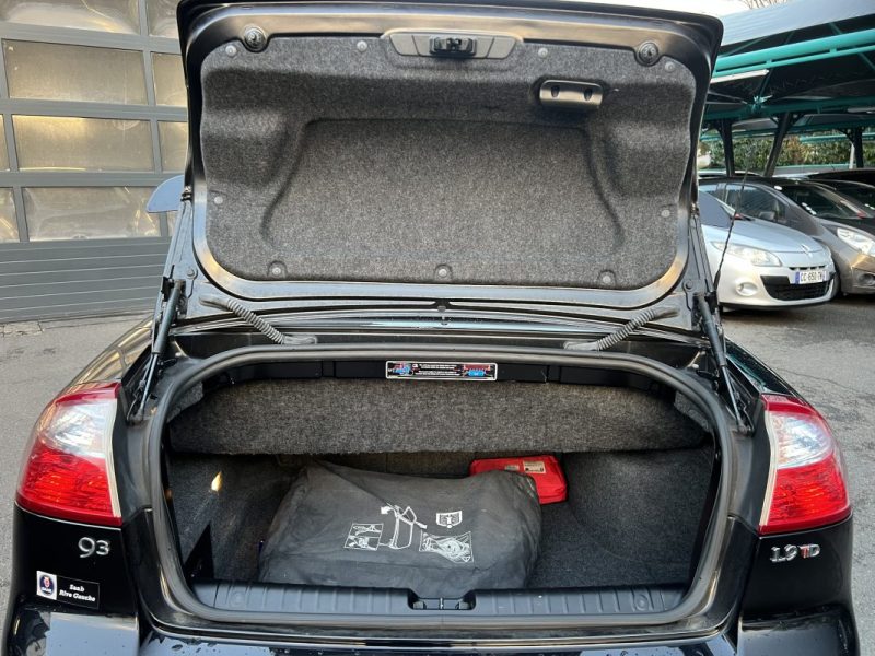 SAAB 9-3 II CABRIOLET VECTOR 1.9 TID 150 Cv 1ERE MAIN 82 500 Kms BOITE AUTO CUIR GPS - GARANTIE 1 AN