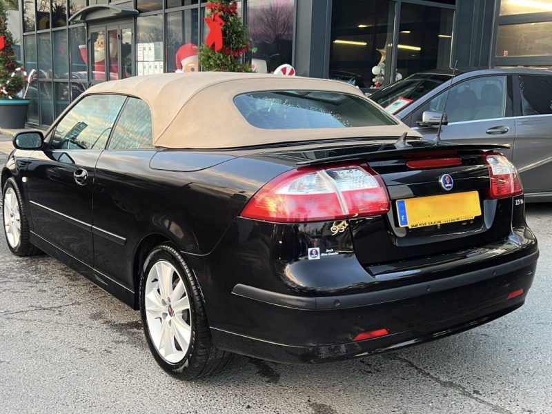 SAAB 9-3 II CABRIOLET 1.9 TID 150 Cv 1ERE MAIN 82 500 Kms REELS ORIGINE FRANCE GPS CUIR Garantie1an