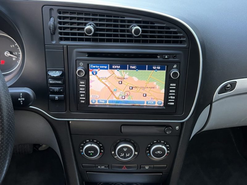 SAAB 9-3 II CABRIOLET VECTOR 1.9 TID 150 Cv 1ERE MAIN 82 500 Kms BOITE AUTO CUIR GPS - GARANTIE 1 AN