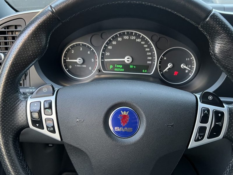 SAAB 9-3 II CABRIOLET 1.9 TID 150 Cv 1ERE MAIN 82 500 Kms REELS ORIGINE FRANCE GPS CUIR Garantie1an
