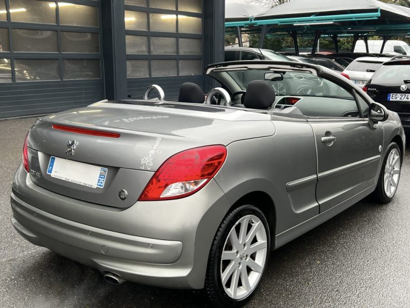 PEUGEOT 207 CC CABRIOLET PHASE 2 ROLAND GARROS 1.6 HDI 112 Cv 1ERE MAIN CRIT AIR 2 - GARANTIE 1 AN